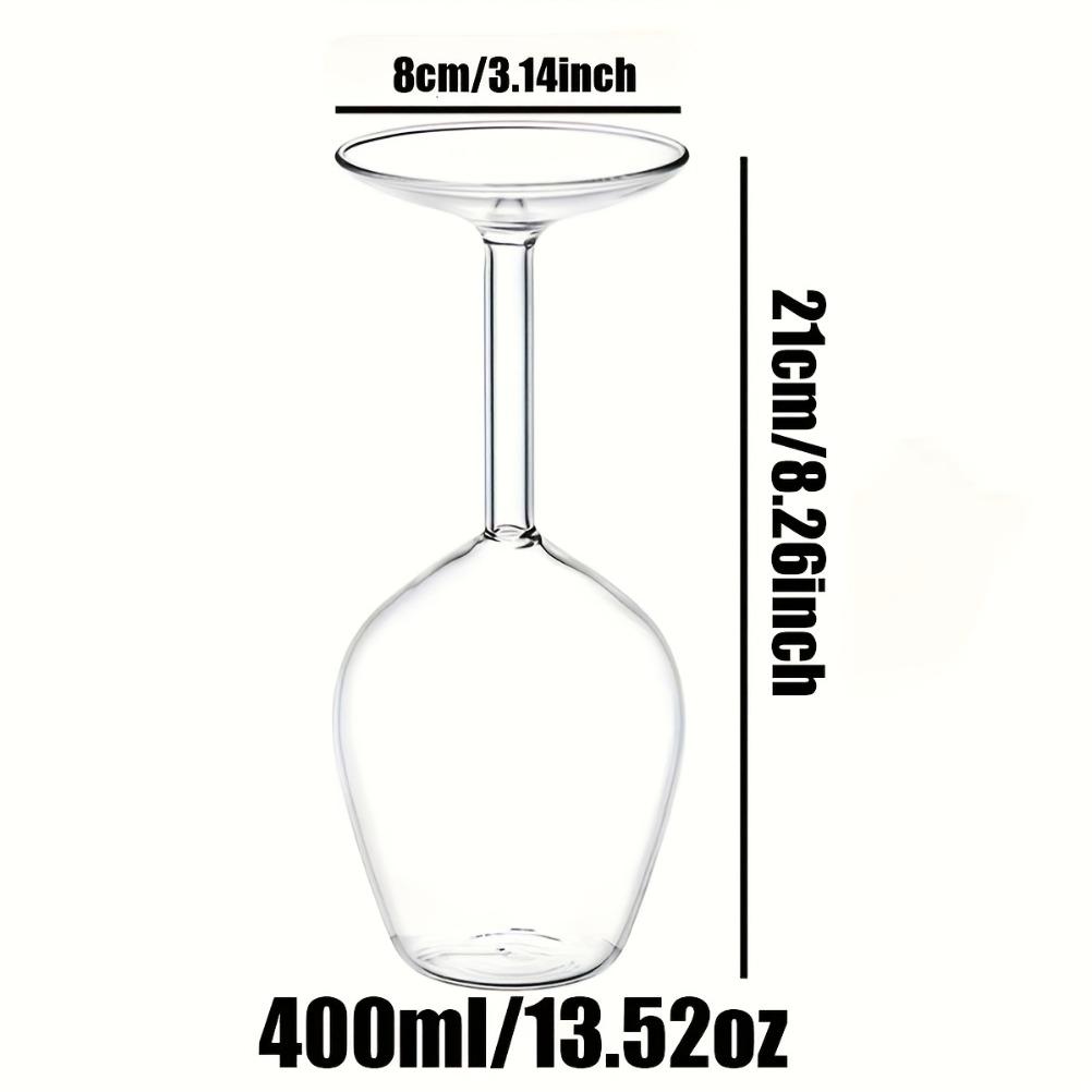 Creative Design Inverted Red Wine Inverted High Footed Red Wine Glass High Borosilicate Glass Cocktail Glass Creative Gift