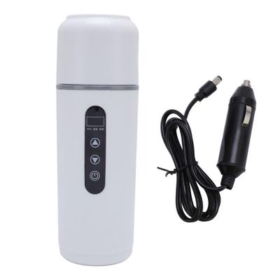 Portable Car Heating Cup 500ml Travel Electric Kettle 12V 24V Portable Water Boiler Heated Cup for