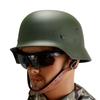 Robustes deutsches Stahlhelm für den Zweiten Weltkrieg, Airsoft-Ausrüstung, Nachbildung Fritz Helm, Deutsche Armee (Grün)