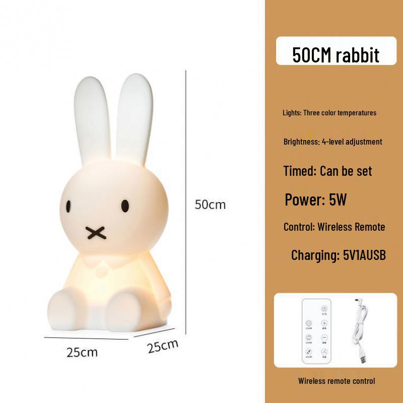 Children's Cartoon Night Light - Bedside Soft Glow Sleep Aid Lamp for Baby, Kid, and Girl's Room, Eye Protection, Energy Saving.