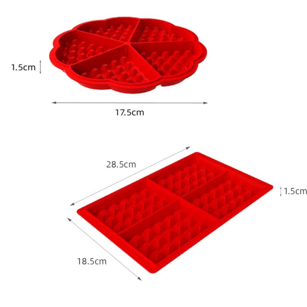 Silicone Waffle Mold DIY Cookie Chocolate Candy Fondant Baking Mold for Mini Muffin Dessert Cake Baking Tray Non-stick