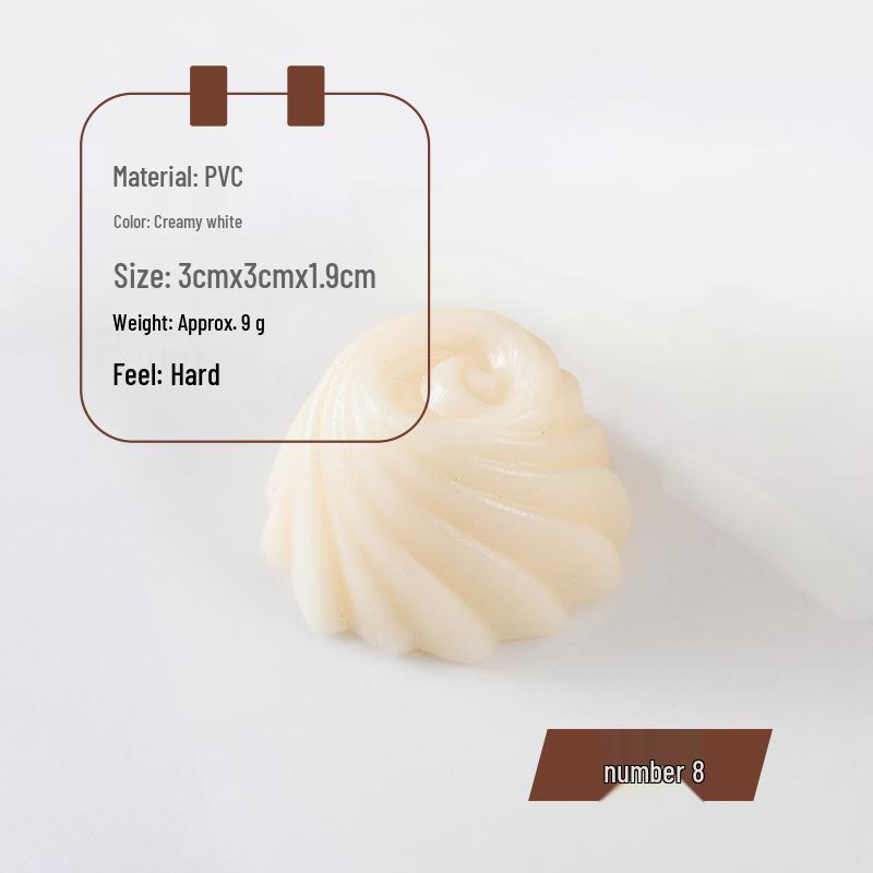 PVC Chocolate Model Props for Dessert Shop and Photography Display