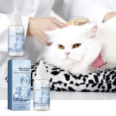 Yousheng 20ML Pet Cleaning Essence Portable Natural Ingredients Water-free Cat Hair Care Essence Pet Supplies