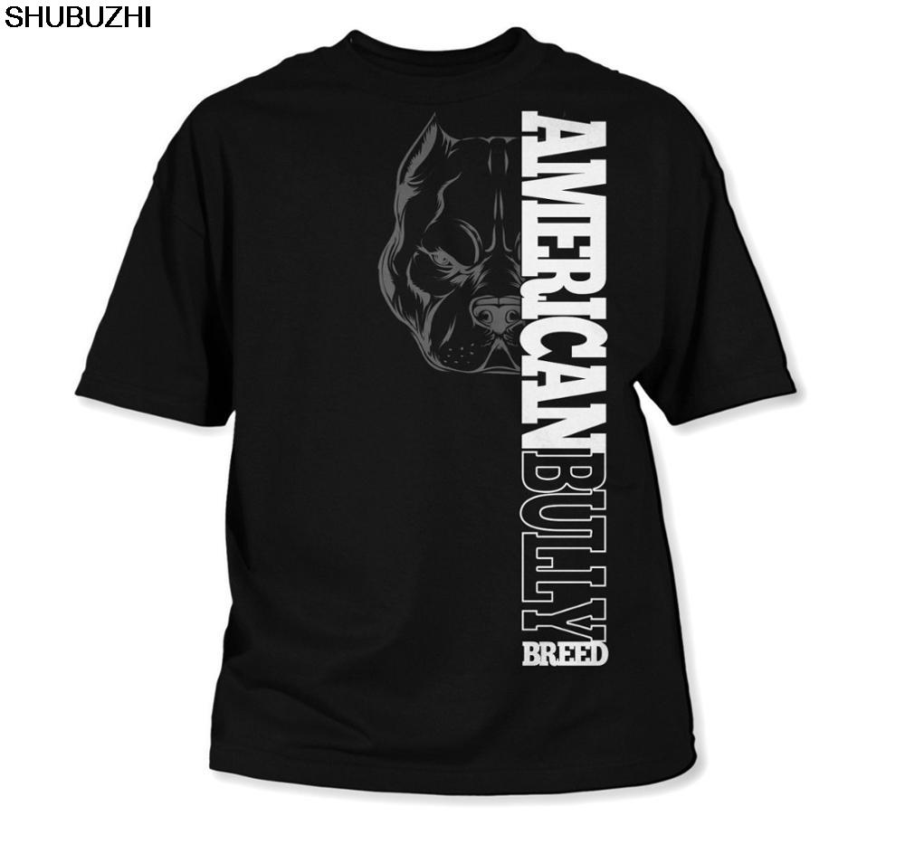 Unisex T Shirt New Cool Short Sleeve Unisex TShirt American Bully Breed Tops Cool TeeShirt Unisex brand tops sbz5073 S