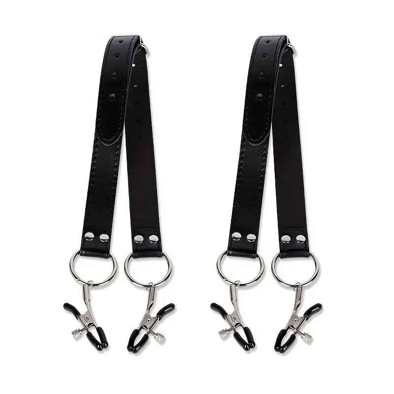 BDSM Labia Spreader Clip mamelon clitoris pe clitoris SM Bondage răspândire păsărică Stimulator vagin deschis pentru femei Jucării sexuale pentru adulți