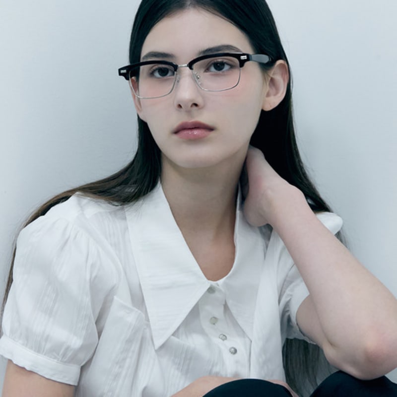 Oart Noor Glasses [BLACK SILVER]