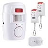Home Security PIR Alert Infrared Sensor Alarm System Anti-theft Human Motion Detector 105DB Siren With 2pcs Remote Controller