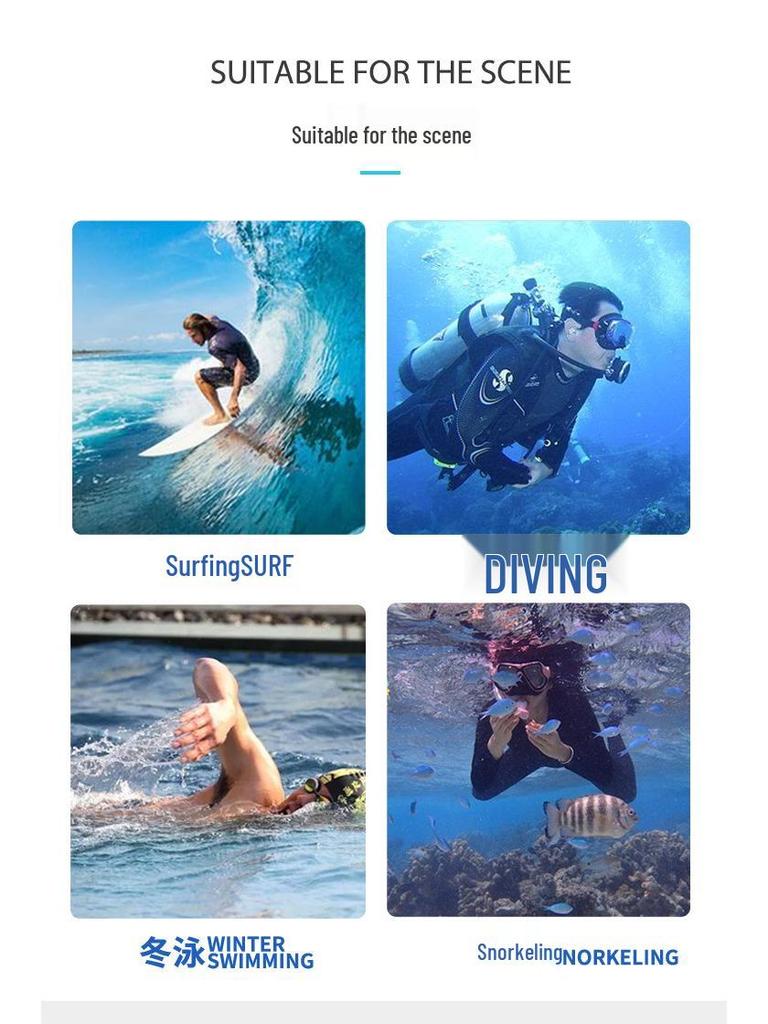 5mm Thickened Plus Size Winter Wetsuit - Cold-Proof, Jellyfish Protection for Swimming & Surfing