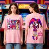 Abbigliamento estivo da donna a maniche corte Y2K, sorpresa, circo digitale, comodo e casual