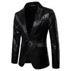 Men's Casual Business Wedding Long Sleeve Buttons Slim Fit Suit Coat Jacket