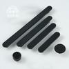 Matte Black Brass Handle Minimalist Dresser Wardrobe Drawer Cabinet Door Handle Hotel Use Eco-Friendly Durable Easy Installation