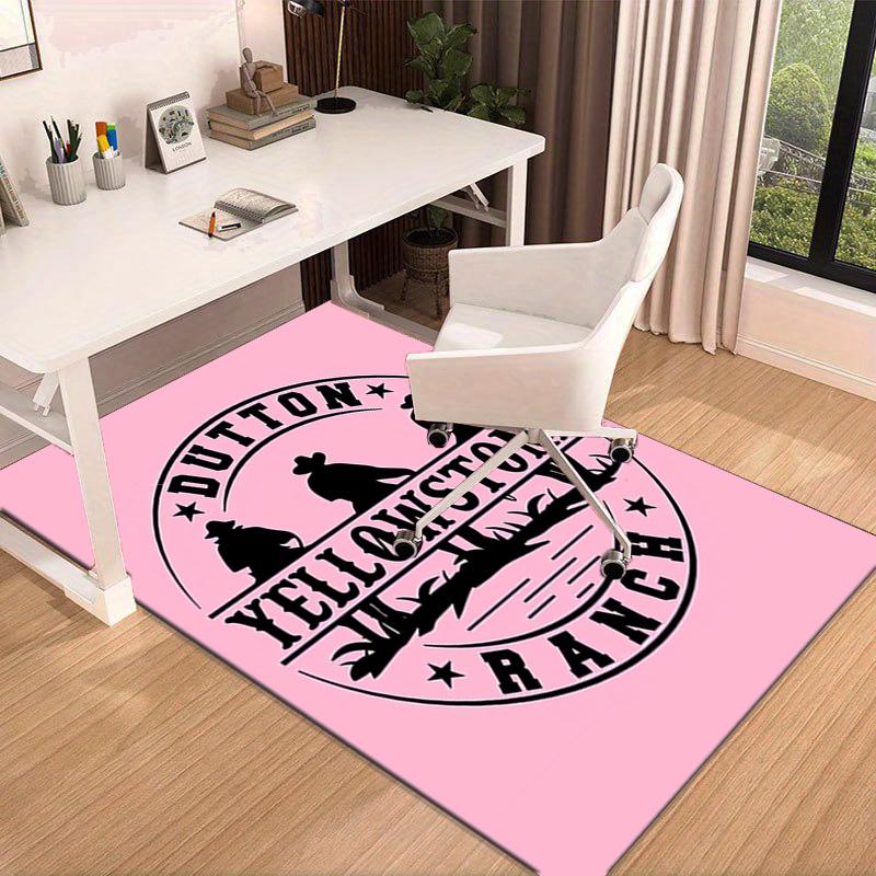 Western Adventure Romance Carpet, Chair Rug,Rug for Office Bedroom Living Rooms, Doormat Decor Fan Gift Christmas Gift