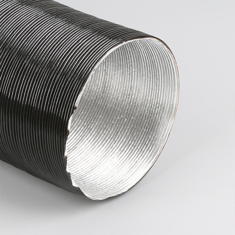 Id50Mm Aluminium Foil Stretchable Air Hose For Auxiliary Heater Heating Duct Various Lengths