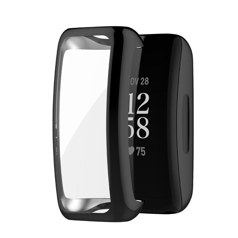 Case for Inspire 2/3 TPU Thin Plated Case Shock-Proof Cover All-Around Protective Bumper Shell Smartwatch