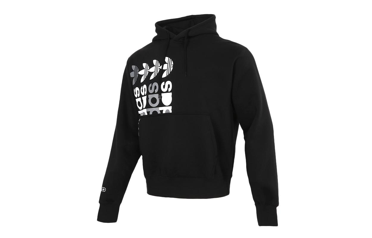 

Adidas Originals PacSun Sweatshirts Men s Black Hooded Thickened Regular GN3872 S