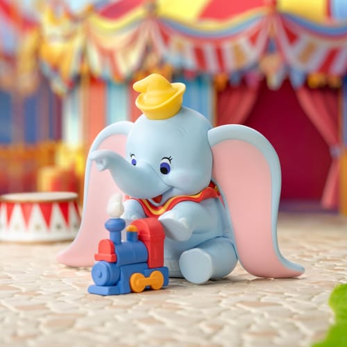 52TOYS DUMBO Happy Times Series Dumbo Figure, Blind Box Trading Figure, Collectible Figure, Painted, Gachapon Toy, Perfect Gift for Anime Fans, Kids,