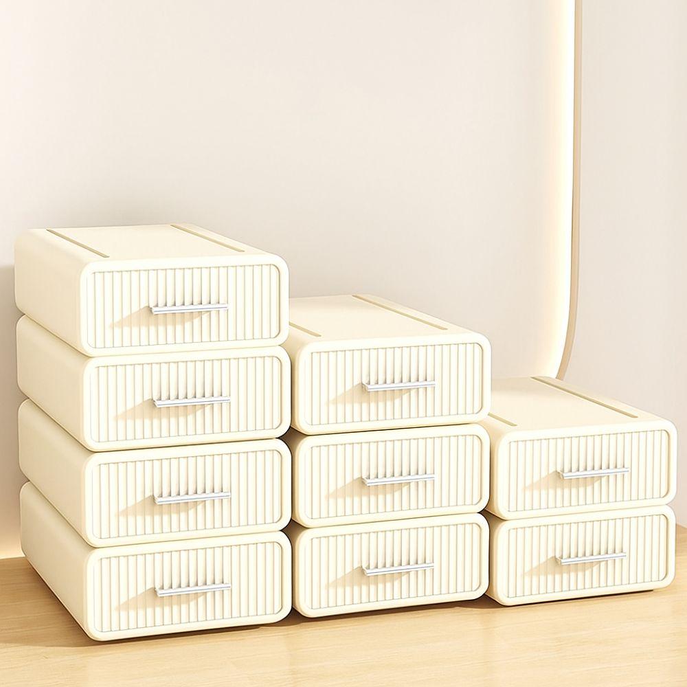 Layered Desktop Storage Box Stackable Stationery Organizer Stable Cosmetic Storage Rack  Office
