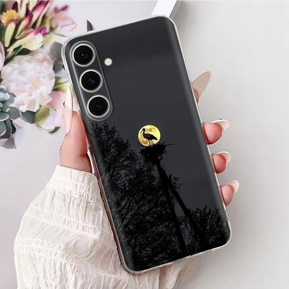 Hülle Für Samsung Galaxy S24 FE Hülle Lustige Tiere Weiches Glattes Flüssiges Silikon Hochwertige Abdeckung Für Galaxy S24 FE SM-S721B 6,7"