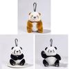 Lan Meng Qizai He Hua Panda Plush Toy Pendant Keychain Cartoon Doll Gift Kids
