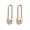 Metal Fashionable Minimalist Stud Earrings In Multiple Colors Women For