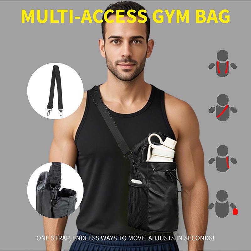Multifunctional Magnetic Water Bottle Crossbody Bag with Phone and Key Storage