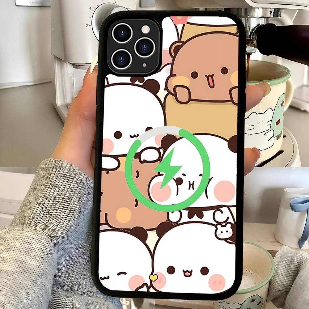 Cute BUBU DUDU Phone Case For IPhone 17 Air 16 15 14 13 12 11 Pro Max Plus For Magsafe Wireless Charge Cover