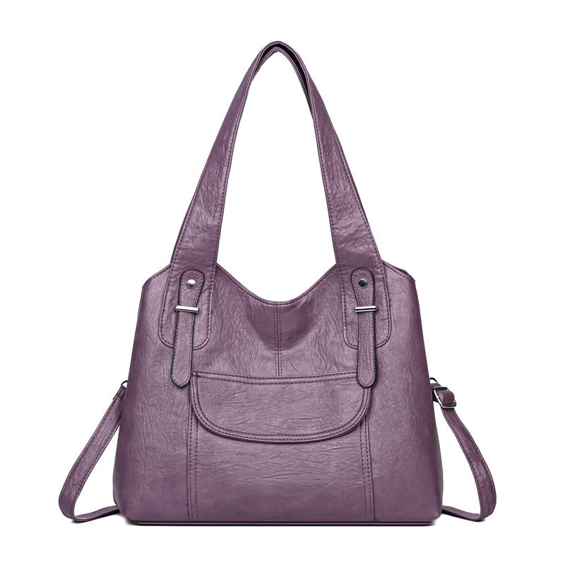 Dámská taška přes rameno z měkké kůže