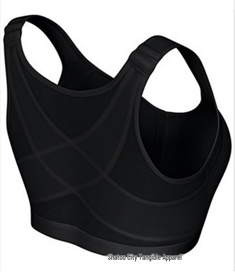 

Женский ударопрочный бюстгальтер для бега - Высокая интенсивность, Дышащий, Фиксированная чашка, Стиль жилета для йоги, Европейский и американский дизайн M