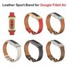 Leather Sport Band Adjustable Replacement Wristband for Google Fitbit Air for Men Women