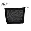 Thin Travel Toiletry Bag Mesh Cosmetic Purse Organizer Pouch See-Through Makeup Brush Holder for Skincare Products Cosmetics
