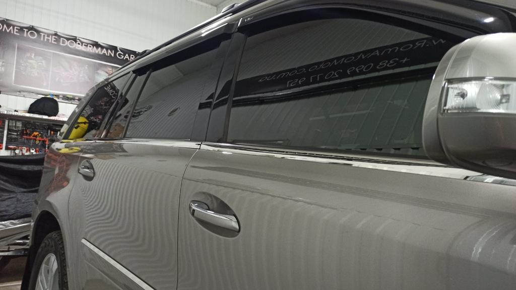 Нижняя окантовка окон (6 шт, нерж) для Mercedes GL сlass X164