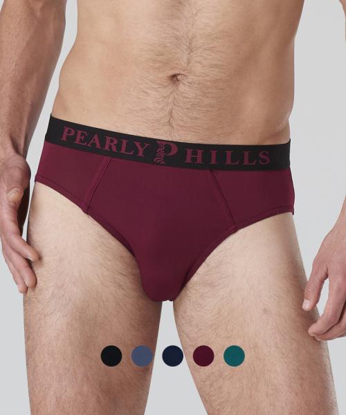 

[PEARLYHILLS] Мужские трусы-слипы из полиэстера и спандекса, 5 шт. PHD7011 [Доставка из Кореи] 100% Оригинал 95