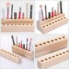 Creative Wooden Pen Holder Household Toothbrush Holder Wooden Lipstick Organizer  Desk Accessories