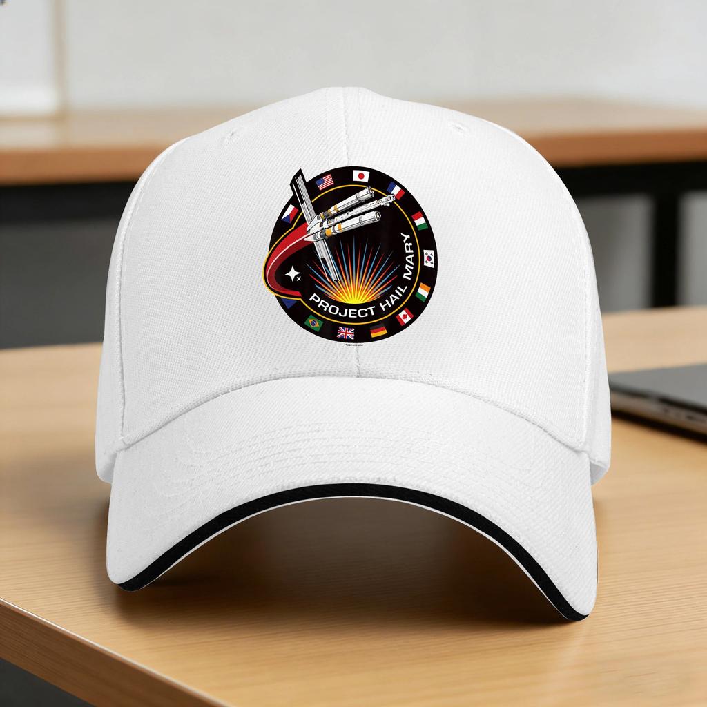 Project Hail Mary Spaceship Mission Badge Casual Baseball Cap Kpop Rock High Quality Female Male Street Style Snapback Cap