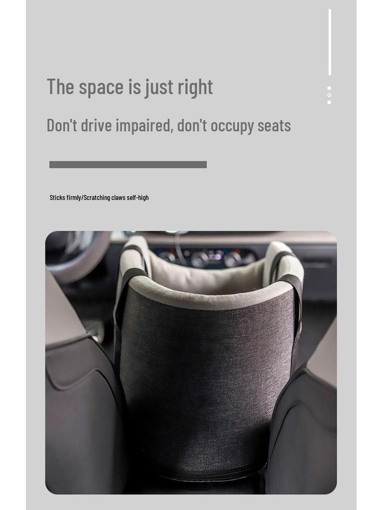 Portable Easy-Clean Cat Car Seat & Pet Bed