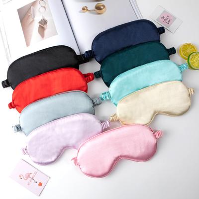 Double-sided Simulated Silk Sleep Blindfold Wholesale Elastic Strap Blackout Blindfold Travel Sleep Blindfold