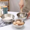 Convenient Storage Bowl Metal Nesting Bowl StainIess Steel Cooking Basins Multifunctional Bowl for Dessert Eggs Beating