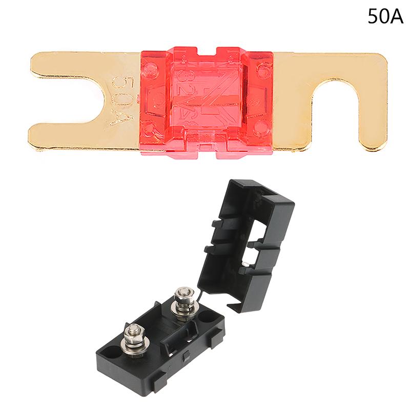 1 Set 20V 30V 40A 50A 60A 70A 80A 100A 125A 150A 200A Ans Trumpet Fork Plug Fuse Bolt Fixed Insurance And Safety Plate Base