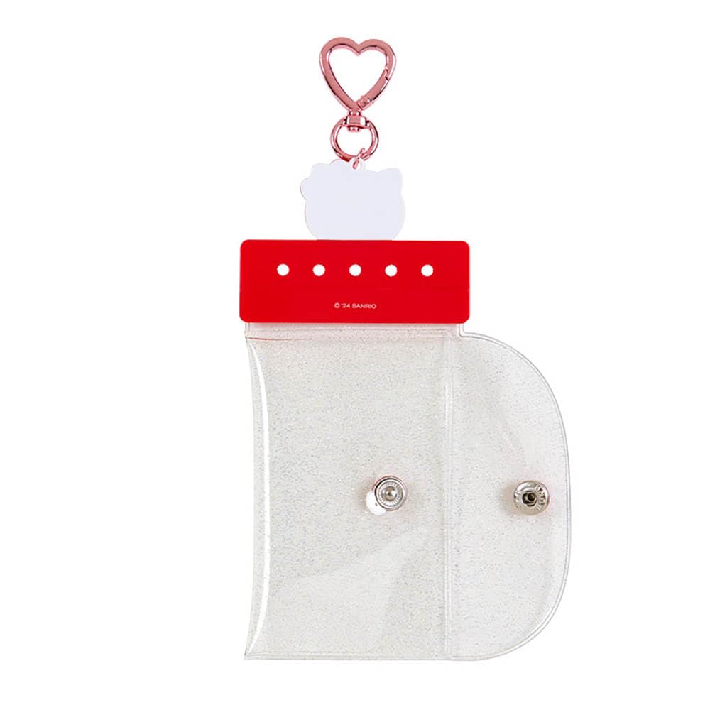 Sanrio Custom Clear Pouch Hello Kitty X D1 X H17cm Metal Storage W7 X D1 X H11cm 684767 (My Pachirun) Approx. W7.8 (excluding Fittings) Area Approx.