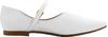 Yosuke Women's Ballet Flats, 5510117, Off-White, Size 22.5 Cm