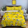 3D Hot Sale Multiple Sizes SpongeBob SquarePants Cartoon Print Bedding Set Adult and Kids Bedding Set Luxury Gifts