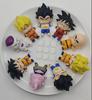 9pcs/set Dragon Ball Goku Vegeta Buu Freeza Characters Eat Full Version Volleyball Figure Model Toys