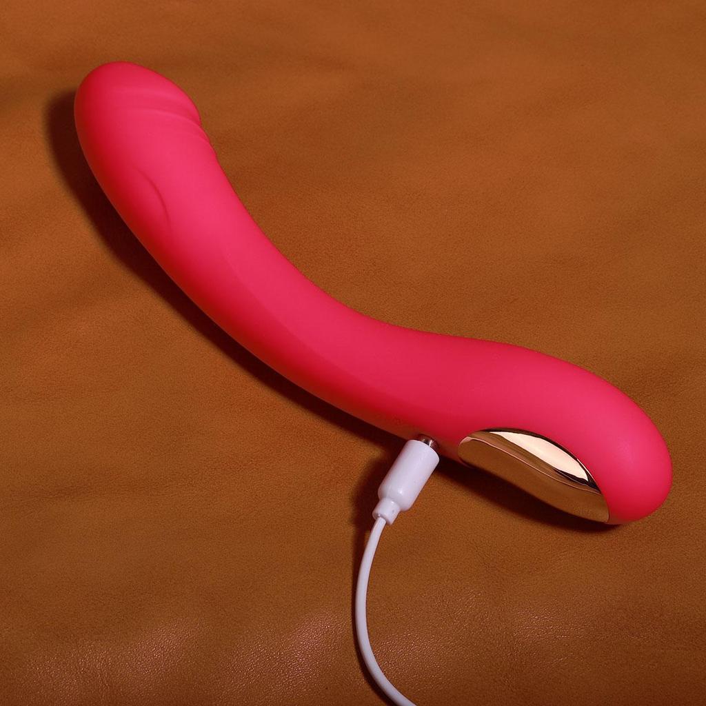 Dildo Vibrator with 10 Frequencies Vaginal Massager, G-spot Massage Stick Soft Silicone Material Magic AV Stick Adult Products for Women