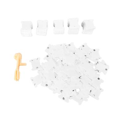 360 Buc Bobine de Ață Dentară din Plastic Funcție de Sortare și Depozitare Anti Rugină Practic DIY Depozitare Ață de Cusut