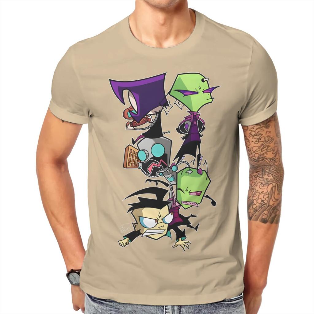 Pile On The Dib Invader Zim Unisex T Shirt Crewneck TShirt Cotton Clothes