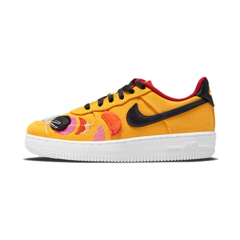 Nike Air Force 1 Low 07 LV8 Chinese New Year University Gold PS Sneakers DQ5071-701