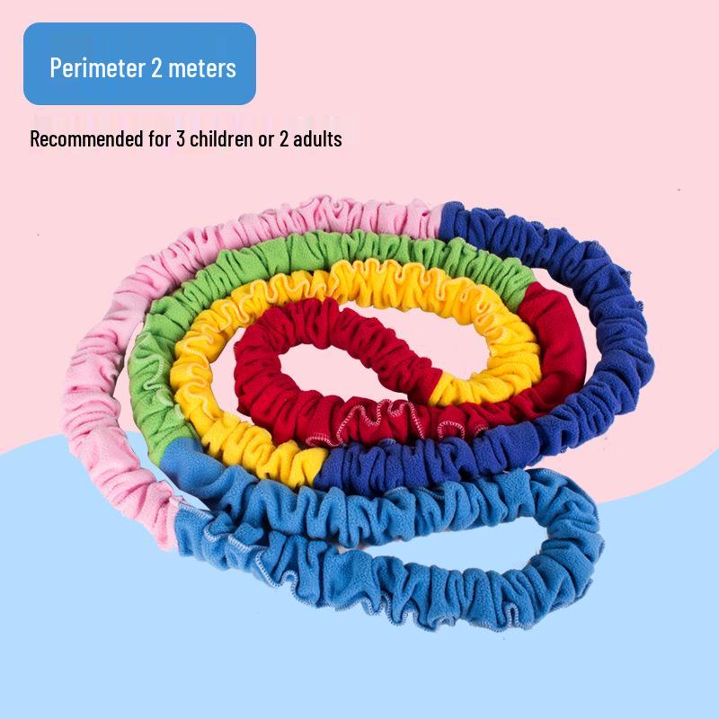 Rainbow Elastic Rope for Fun Parent-Child Activities and Team Building