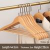 JINGRUIXIANG Retro Wooden Clothes Hanger Set