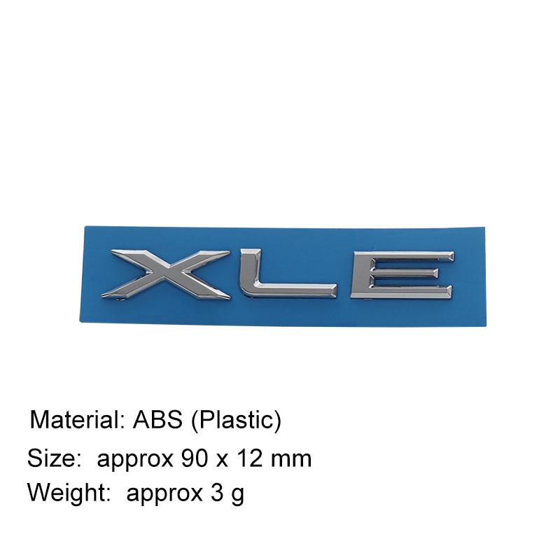 

3D Стайлинг автомобиля XLE для автомобиля AVALON Капот Крыло багажник Задний капот Шильдик Наклейка Эмблема Значок Стикер chrome