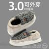 Cotton Slippers Autumn and Winter 2025 New Indoor Home Non-slip Household Couple Wool Slippers